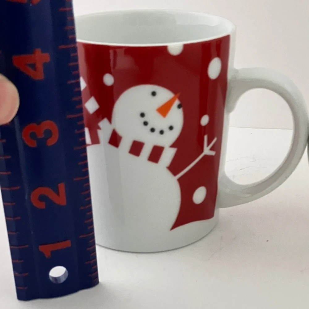Two Snowman Mugs by CRATE & BARREL 2006-2007